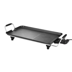 Portable Outdoor and Indoor Professional Electrical Barbecue BBQ Grill Electric Teppanyaki Grill Flat Griddle
