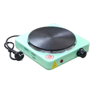 Portable RV & Outdoor Hot Plate with Coil Heating Element 1000W 1500W Temperature Control Non-Slip Protective Feet