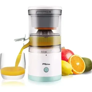 Portable Rechargeable Automatic Mixing Juicer Low Noise Small Home Juice Machine with USB Power Source