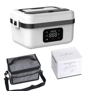 Portable Rechargeable Lunch Box Camping Electric Lunch Box No Water Injection Heated Insulated Lunch Box Office Lunch Box