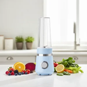 Portable Rechargeable USB AC Electric Blender Juicer Smoothie 600mL Capacity Stainless Steel Blades Household Outdoor Use Single