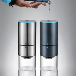 Portable Rechargeable USB Electric Stainless Steel Coffee Grinder for Beans Spices Nuts Grains