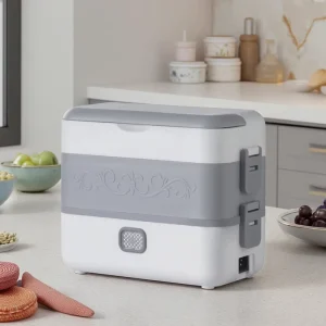 Portable Self cooking Electric Lunch Box Food Insulated Lunch Box Suitable for Home Kitchen Office Dormitory Cooking Raw Food