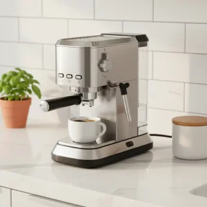 Portable Semi Automatic Electric Coffee Maker Espresso Coffee Machine for Household Use
