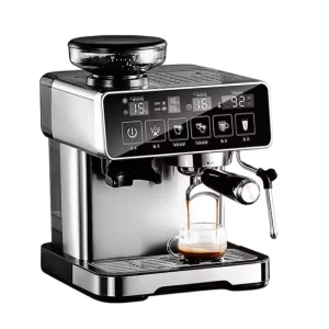Portable Semi automatic Espresso Coffee Machine Built in Automatic Milk Frother Outdoor Household Use Espresso