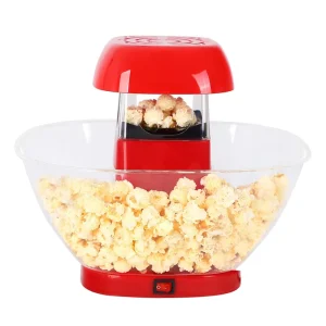 Portable Small Electric Hot Air Popcorn Maker Machine 1200w for Home Use