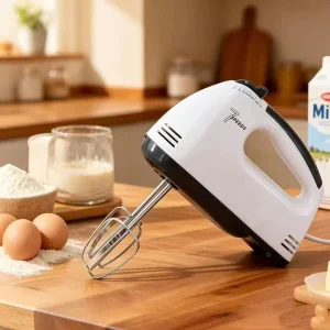 Portable Small Multifunctional Cream Mixer 7 Speed Electric Automatic Egg Beater Handheld 100W Electric Food Mixer