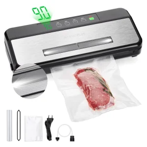 Portable Smart Vacuum Food Sealer Bag Heat Sealer Sealing Machine for Kitchen Food Jewelry