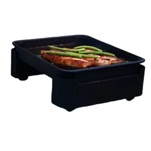 Portable Smokeless Electric Griddle Grill Pan Mini Flat Top Teppanyaki Bbq Contact Kebab Grills