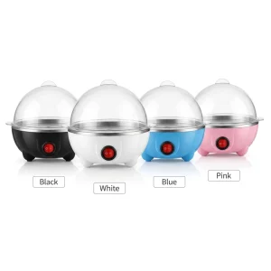 Portable Stainless Steel Egg Boiler Automatic Mini Electromechanical Egg Steamer Hard Boiled Eggs Cooker