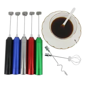 Portable Stainless Steel Electric Milk Frother High Quality 2-Speed Rechargeable Coffee Frother Eco-Friendly for Cappuccino