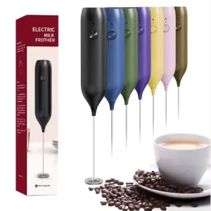 Portable Type C Rechargeable Handheld Latte Coffee Foam Maker Electric Milk Frother