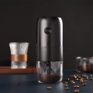 Portable USB Charging Electric Coffee Grinder with Brush