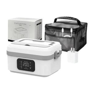 Portable USB Cordless Electric Lunch Box Automatic Self Heating Function Food Warmer for Household Car Travel Outdoor Use