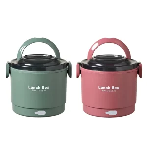 Portable USB Electric Lunch Box Dishwasher Safe Food Grade Stainless Steel Food Warmer Office Travel Student Lunch Box