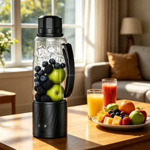 Portable USB Rechargeable Blender 600ML Personal Juicer Cup for Smoothies and Fresh Juice