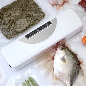Portable USB Rechargeable Food Vacuum Sealer Automatic Vacuum Sealing Machine Home Air Sealing Device for Food Preservation Bags