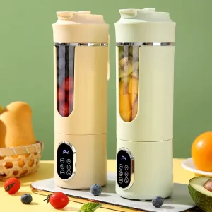 Portable USB Rechargeable Juicer Cup 12 Stainless Steel Blades 530ML 3 Speed Blender for Home Dorm Car