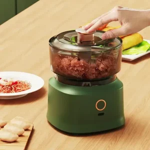 Portable USB Wireless 45W Electric Mini Ginger Garlic Vegetable Chopper Food Processor With Food Mixer