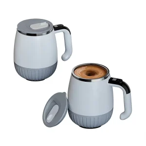 Portable Waterproof Temperature Display Rechargeable 316 Stainless Steel Coffee Mug Blender Function for Powdered Milk Protein
