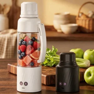 Portable and Quiet Electric USB Rechargeable 650ml Blender Leak proof Design with BPA free Tritan Cup