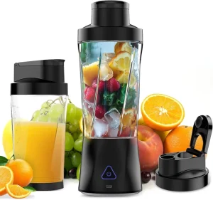 Portable on the Go Smoothie Blender Portable Usb Rechargeable Fruit Juicer for Travel