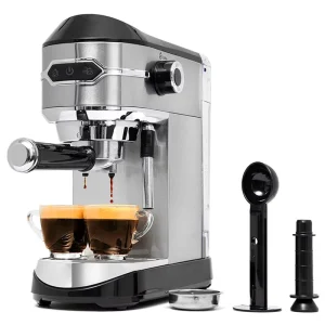 Pour Over Coffee Makers Espresso Coffee Machine With Thermal Fast Heating System & Milk Frother Steam
