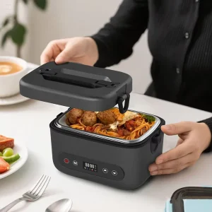 Power Source Electric Rechargeable Insulated Self Heating Car Lunch Box