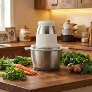 Powerful Electric Meat Grinder with Multiple Blades Multi Purpose Food Chopper and Processor for Household