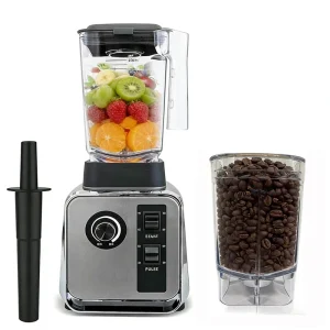 Powerful Heavy Duty Commercial Blender Smoothies Maker with 5+ Speeds & Leak Proof Design for Kitchen & Restaurant Use