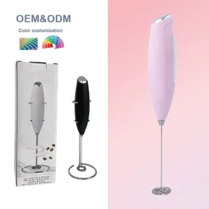 Powerful Hot Portable Mixer Frother With Stand Steamer Kit Coffee Whisk Operated Handheld Battery Electric Milk Frother