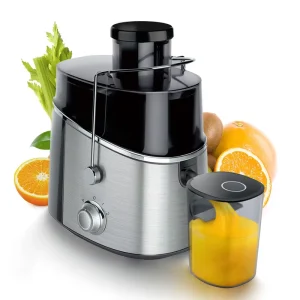 Powerful Professional Commercial Centrifugal Juicer Brushless Motor 400W High Speed Stainless Steel Countertop Restaurant Bar