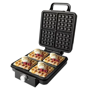 Powerful Temperature Adjustable Electric Waffle Maker Big Size Waffle Machine