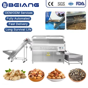 Precise Temp Control Uniform Taste Commercial Use Salt Separating & Recycling Roaster
