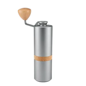 Precision Manual Coffee Grinder Aluminum Alloy Body Stainless Steel 420 Burr for Consistent Grind