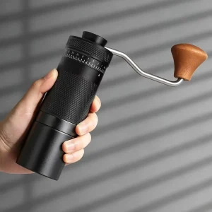 Premium Precision Manual Coffee Grinder with External Grind Setting CNC 420 Stainless Steel Conical Burr for Barista Travel Gift