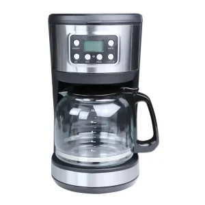 Profesional 12 Cups Brew Electric Coffee Maker with Auto Pause and Glass Carafe
