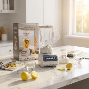 Professional 1.5L Multifunction Blender 2 in 1 Home Appliance with Six Buttons for Kitchen Use Hotels Restaurants