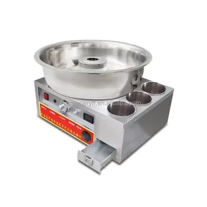Professional 12V Gas Battery Operated Automatic Cotton Candy Floss Machine Maker Snack Vending Machine