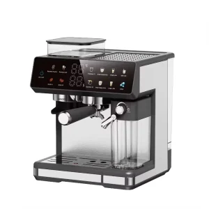 Professional 20 Bar Electric Commercial Semi Automatic Stainless Steel 304 Espresso Machine Coffee Bean Household Hotel