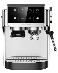 Professional 20Bar Espresso Machine 1800W All in One Grinder and Milk Frothing 1.0L Tank Stainless Steel Coffee Maker