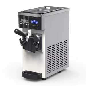 Professional 220V Commercial Soft Ice Cream Machine High Productivity Single Flavor Small Yogurt Milk Ice Cream Maker