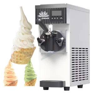 Professional 220v Commercial Soft Ice Cream Machine High Productivity Single Flavor Small Yogurt Milk Ice Cream Makers