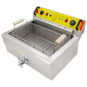 Professional 30L Electric Household Deep Fryer Machine with CE Certification Non Stick Surface & Overheat Protection