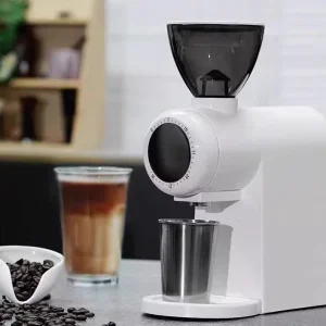 Professional 48mm Coffee Bean Grinder Electric Intelligent Speed Coffee Grinder Single Dose Dosing with Adjustable Fineness