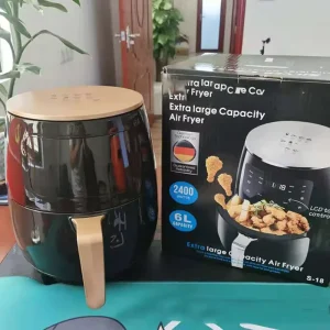 Professional 6L Oven Electric Digital Control Stainless Steel Deep Fryer Reusable Air Fryer for RV Kitchen KA03001