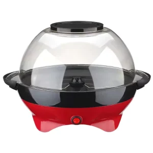 Professional 800W Home Electric Mini Popcorn Maker Automatic Hot Air Pop Corn Machine Indoor & Outdoor Use Plastic Popper