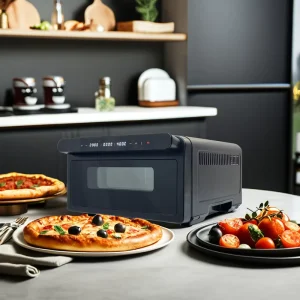 Professional Airfryer 12” Pizza Air Fryer Oven Digital Control with Observation Window