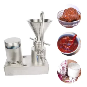 Professional Almond Milk Paste Making Machine Groundnut Butter Colloid Mill With Circulation