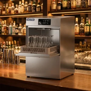 Professional Auto Fill Portable Dishwasher Housing Electric Powered with English Silk Screen Printing